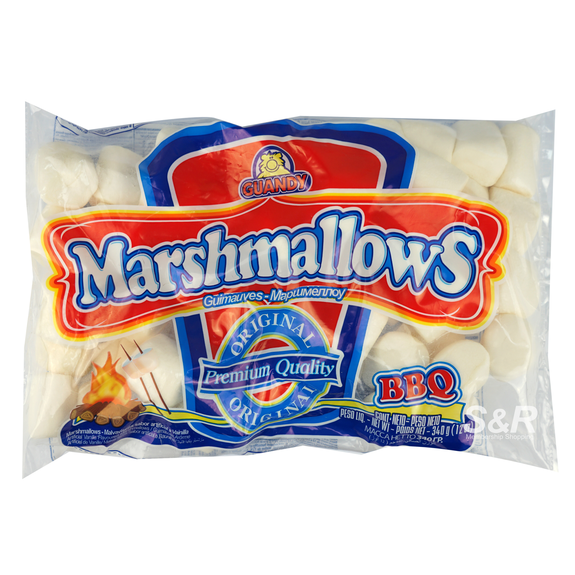 Guandy Marshmallow Original Premium Quality 340g Guandy Marshmallow Original Premium Quality 340g